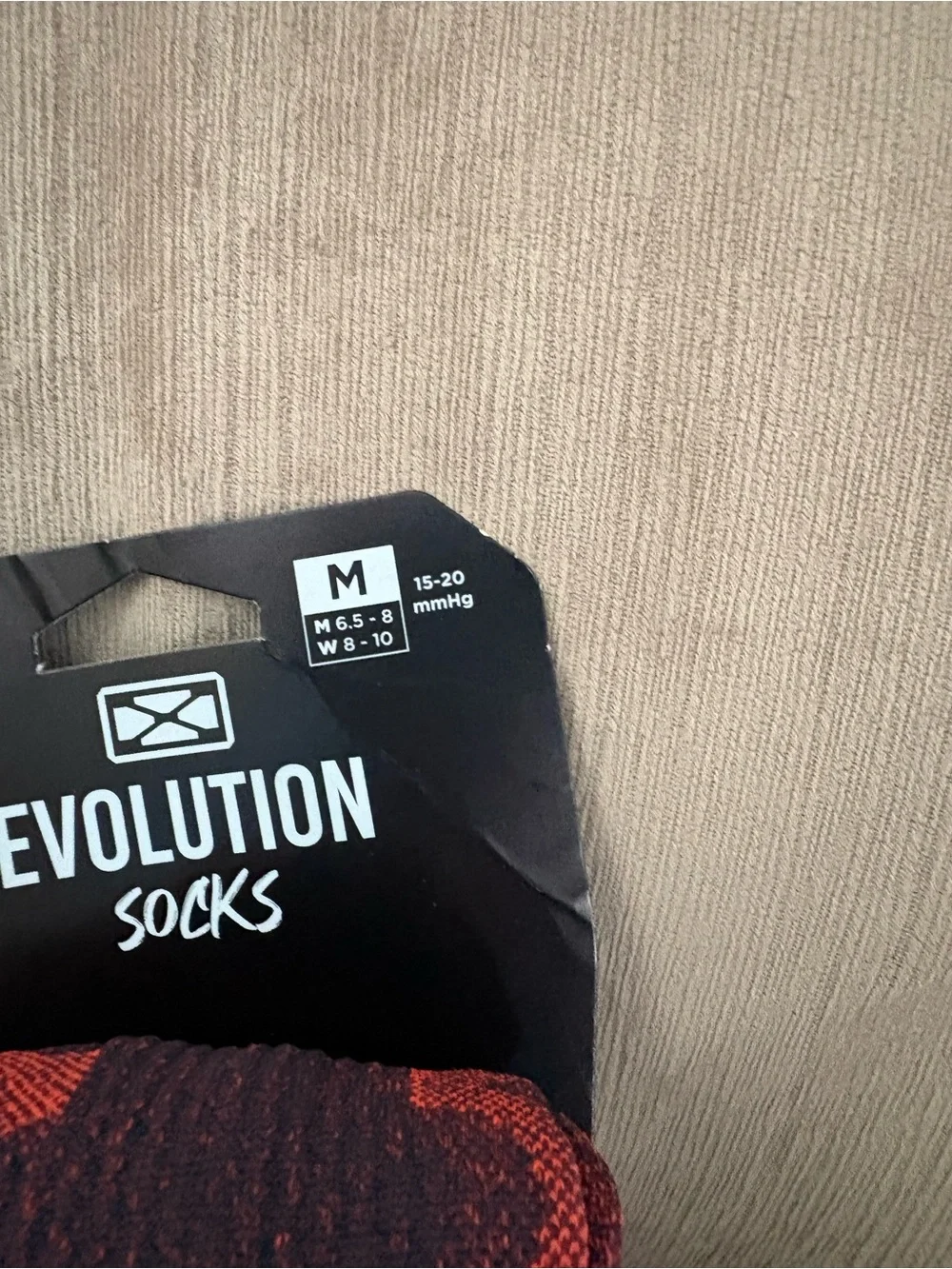 T-power Evolution Socks Graduated Compression M set 2 Black/Orange Microfiber